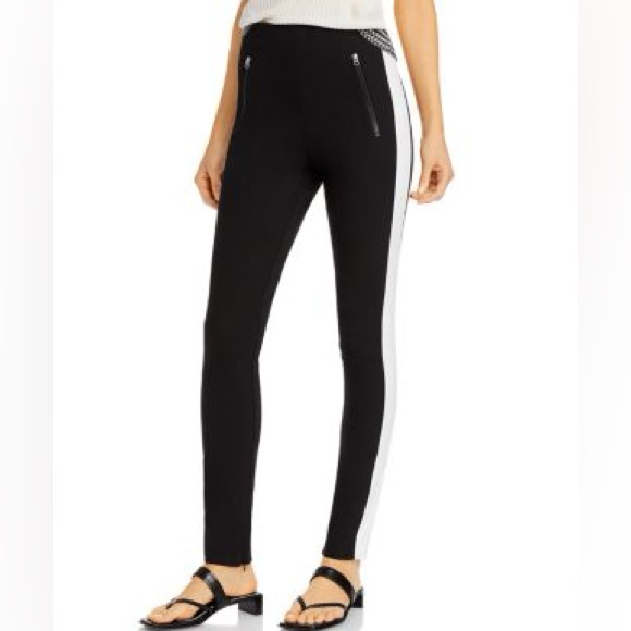 rag & bone Pants - Rag & Bone Black and White Simone pants